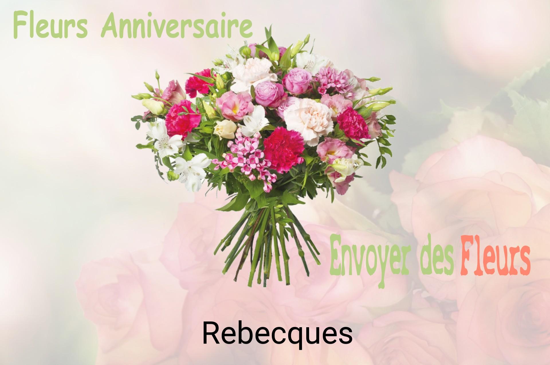 Bouquet de fleurs d’anniversaire livré à Rebecques